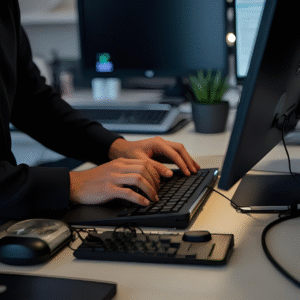 Formateando un ordenador en Lanzarote